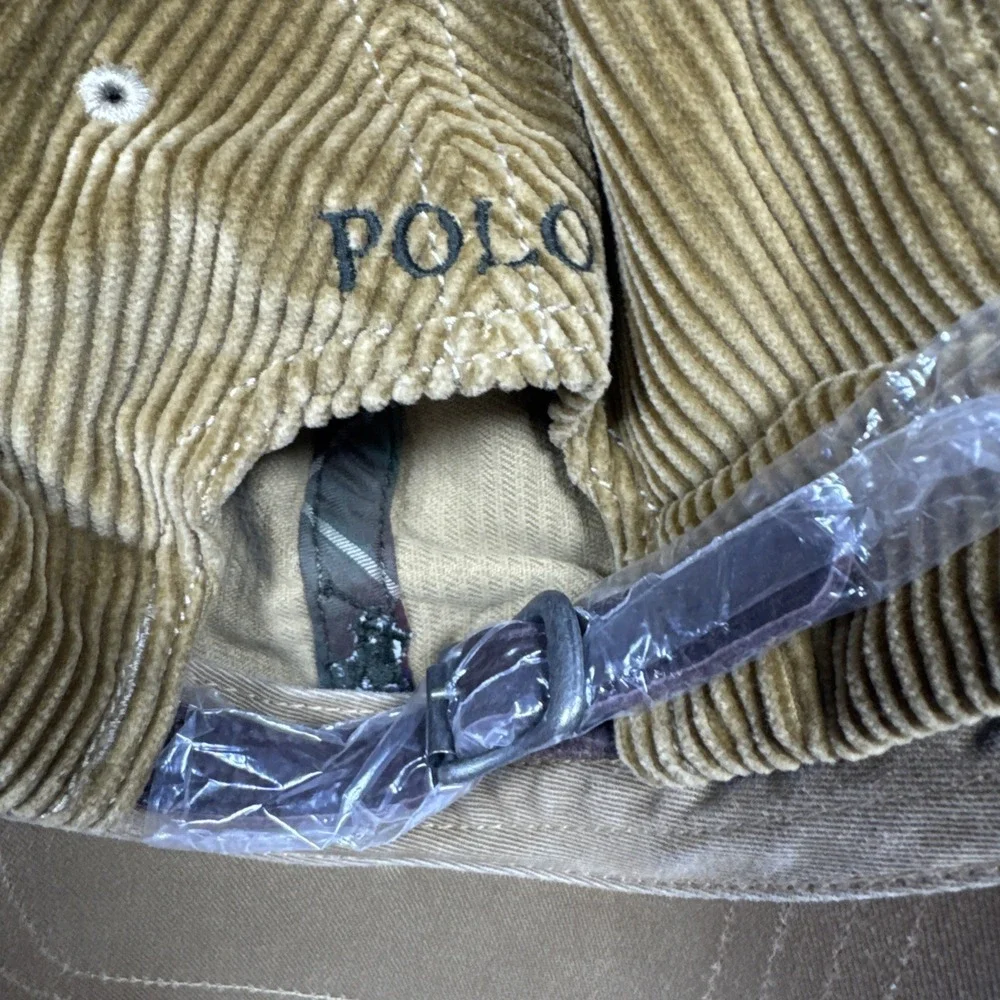 Vintage Polo by Ralph Lauren Brown Corduroy Hat. Deadstock!!